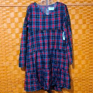NWT Girls Plaid Dress